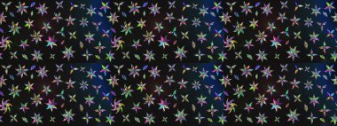 Çiçekli çiçek deseni, suluboya. Gri renkli çiçekler. Renkli bahar temalı eskiz kalıbı. Düz Çiçek Elementleri Tasarım Raster illüstrasyonu.