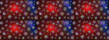 Eski usul küçük çiçekli şirin bir eskiz deseni. Moda arka planında parlak buketler. Kumaş, duvar kağıdı ve kağıt üzerine baskı yapmak için gelişen arka plan. Raster illüstrasyonu.