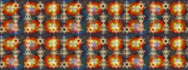 Kış kar tanesi. Kar Tanesi Raster illüstrasyonu. Kahverengi, gri ve kırmızı renklerde izole edilmiş. Kar Tanesi Simgesi.