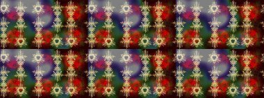 Düz renkli arka plan üzerinde izole kar taneleri tasarımı. Kar tanesi süs desen. Kar taneleri arka plan. Snowflakes desen. Raster illüstrasyon.