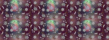 Kızılderili desenli desenli desenli şal deseni. Etnik Mandala süsü. Raster Henna dövme stili. Tekstil, tebrik kartı, boyama kitabı, telefon kılıfı baskısı için kullanılabilir.