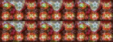 Raster illüstrasyonu. Raster illüstrasyonu. Kar tanesi kahverengi, nötr ve kırmızı renklerde izole edilmiş. Kar Tanesi Simgesi.