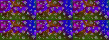 Üst manzara, yumuşak yeşil renk tarzı. Çiçek kompozisyonu, el boyası, hassas şablon. Manzaralı çiçek deseni. Sevgililer günü ve tebrik kartı konsepti için şık bir davet.