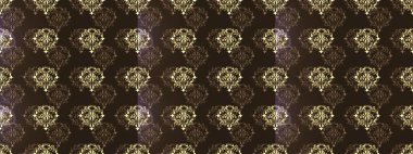 Çizgi sanatı tasarım şablonu için kusursuz sınır. Doğu tarzı element. Altın desenli çiçek dekoru. Davetiyeler, kartlar, web sayfası için Raster illüstrasyon. Kahverengi, gri ve bej renklerde altın element.