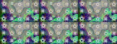 Kış kar tanesi, raster arka plan. Renkli arka planda izole kar taneleri. Raster illüstrasyonu. Yüzey için tekrarlanan doku, ambalaj kağıdı, gri, nötr ve yeşil renkler.