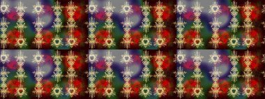 Düz renkli arka plan üzerinde izole kar taneleri tasarımı. Kar tanesi süs desen. Kar taneleri arka plan. Snowflakes desen. Raster illüstrasyon.