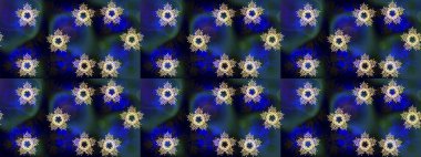 Kar taneleri tasarımı. Son moda kar taneleri ve elementler onun kartlarını gösteriyor. Retro tarzı doku, soyut kış elementleri. Süper tasarım posteri, kapak, mavi, gri ve siyah renkli kart tasarımı.