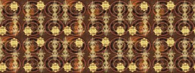 Snowflakes desen. Raster kar taneleri arka plan. Kar tanesi renkli desen. Renk arka plan üzerinde izole soyut kar taneleri ile düz tasarım. Raster illüstrasyon.