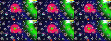 Renkli Bahar Teması eskiz kalıbı. Gri renkli çiçekler. Çiçek desenli eskiz. Düz Çiçek Elementleri Tasarım Raster illüstrasyonu.