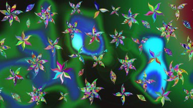 Yatak çarşafları, ceket, paket tasarımı, kumaş ve moda kavramları için tekstil baskısı. Eskiz modeli etnik tasarım. Çiçekleri, deniz kabukları, mandalaları ve suluboya efektleri olan deniz altyapısı.