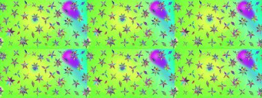 Raster hisseleri. Eskiz arkaplan modeli. Çiçekler yeşile. Suluboya, elle çizilmiş.