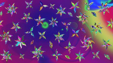 Raster şirin suluboya çiçek desenleri çiziyor. Kartlar, davetiyeler, tarih kartları ve daha fazlası için kullanılabilir. Büyük bir suluboya çiçek seti..