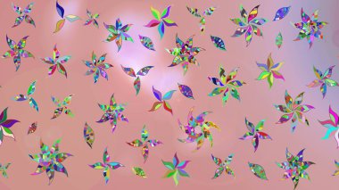 Küçük çiçekteki sevimli çiçek deseni. Tarafsız renklerde çiçekler.