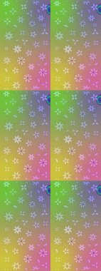 Raster çiçek desenli çiçek deseni, yapraklar, dekoratif elementler, sıçrama, lekeler, el çizimi kontur çizgileri ve Doodle çizim stili, grafik raster çizim çizimi.