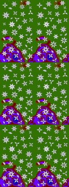 Çiçek arkaplan. Çizim raster deseni. Güzel kumaş deseni.