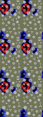 Yeşil lale çiçekli Raster eskiz deseni. Doğal kozmetik ürünleri, parfüm, çiçekçi dükkanı için bahar ihalesi tasarımı. Karşılama ya da düğün geçmişi olarak kullanılabilir. Paket kağıdı için en iyisi..