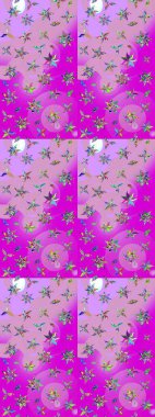 Eskiz arkaplan modeli. Tarafsız renklerde yaprakları olan yabani çiçekler. Suluboya, elle çizilmiş. Raster illüstrasyonu.