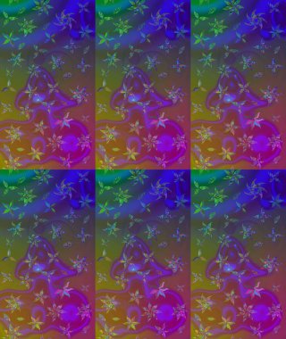 Manzaralı çiçek deseni. Çiçek kompozisyonu, el boyası, hassas şablon. Sevgililer günü ve tebrik kartı konsepti için şık bir davetiye. Üst görünüm, yumuşak mor renk biçimi.