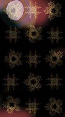 Xmas Frost kar taneleri izole edilmiş siluet sembolü. Kar Tanesi raster simgesi arka plan siyah, kahverengi ve gri renk. Kış Noel 'inde kar bembeyaz kristal element. Meteoroloji buz koleksiyonu. Raster..