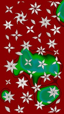 Güzel eskiz şekli. Raster çiçekli arka plan. Yazdır. Güzel kumaş deseni. Renkli Yaz Temalı eskiz kalıbı. Düz Çiçek Elementleri Tasarımı.