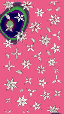 Eski usul küçük çiçekli şirin bir eskiz deseni. Moda arka planında parlak buketler. Kumaş, duvar kağıdı ve kağıt üzerine baskı yapmak için gelişen arka plan. Raster illüstrasyonu.