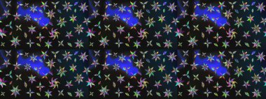 Gri çiçekli eskiz deseni, suluboya çiçek deseni, sevimli çiçek, duvar kağıdı, kart ya da kumaş için fayanslı. Raster - stok.