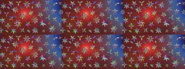 Dekorasyon ve tasarım için güzel bir desen. Moda baskısı. Eski model. Çiçeğin suluboya çizimlerinin mükemmel deseni. Suluboya çizim kalıbı. Raster illüstrasyonu.