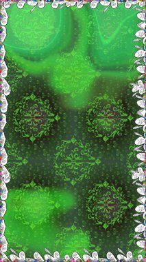 Düz çiçek öğeleri tasarım. Raster. Bahar Tema Dikişsiz desen arka plan rengi.