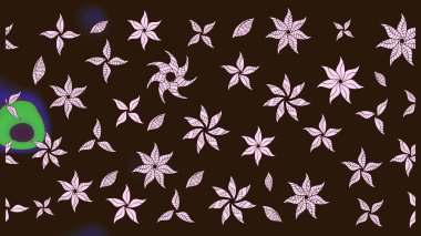 Çiçek deseni duvar kağıdı, desen dolguları ve web sayfası arka planı için kullanılabilir. Şekil verilmiş çiçeklerle eskiz deseni. Süslü zentangle çizim dokusu, soyut çiçeklerle süslenmiş..