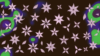 Kartlar, davetiyeler, tarih kartları ve daha fazlası için kullanılabilir. Büyük bir çiçek boyası seti. Raster şirin suluboya çiçek deseni çizimi.