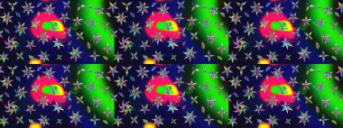 Raster stili kumaş deseni. Çiçekler suluboya çizim deseni.