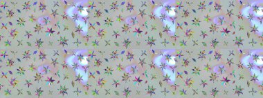 Raster illüstrasyonu. Çizim kalıbı. Organik motif arka planı. Ultraviyole kumaş deseni.