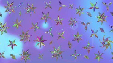 Güzel kumaş deseni. Bahar çiçekleriyle güzel bir çiçek deseni çizmişsin. Raster illüstrasyonu.