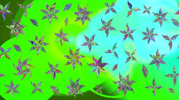 Flowers pattern. Flat Flower Elements Design. Colour Spring Theme sketch pattern Background. Sketch Chichi fabric pattern. Raster illustration.