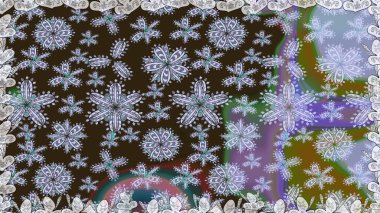 Kahverengi renkli çiçekler. Düz Çiçek Elementleri Tasarımı. Çiçeksiz desenli arka plan, yaz çiçekleri. Renkli Bahar Teması Kusursuz Arkaplan.