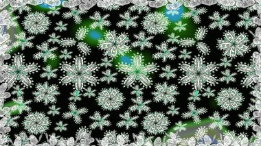 Küçük çiçekte güzel bir desen. Siyah çiçekli bahar çiçekleri. Moda baskıları için zarif bir şablon. Küçük renkli çiçekler. Motley illüstrasyonu.