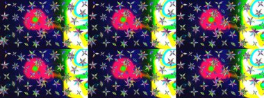 Suluboya çizim kalıbı. Suluboya tarzında gri renkli çiçekler. Çiçek izi.