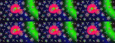 Gri renklerde bahar çiçekleri. Yaprak ve çiçeklerin suluboya resimleri, gri renkte çizimler. Raster illüstrasyonu.