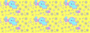 Parlak arkaplanda çiçek kompozisyonu olan suluboya desenleri çiz, ambalajlar, duvar kağıtları, kartpostallar, tebrik kartları, düğün davetiyeleri, romantik etkinlikler vs..