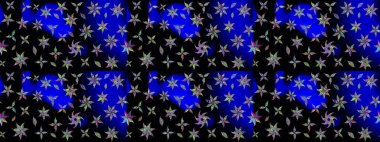 Raster güzel kumaş deseni çiziyor. Çiçek deseni. Düz Çiçek Elementleri Tasarımı. Renkli Bahar Teması çizim şablonu.