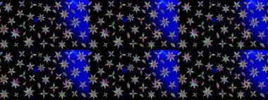 Küçük siyah çiçeklerle oldukça eski bir besin torbası deseni. Tekstil, kumaş, kapaklar, duvar kağıtları, baskı, paket, koleksiyon defteri, örgü, dekupaj için çiçek arkaplanı..