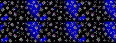 Siyah renkte güzel çiçekler, suluboya desenli, duvar kağıdı, kart ya da kumaş için fayanslı eskizler. Raster..