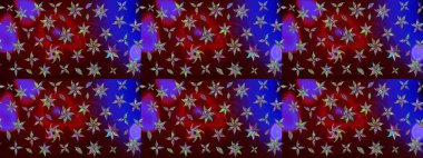 Eskiz klasiği. Düz Çiçek Elementleri Tasarımı. Renkli Bahar Teması eskiz kalıbı. Raster Şirin kumaş deseni.