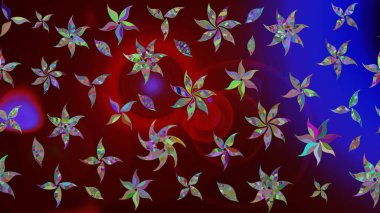 Raster Güzel kumaş deseni. Çiçek arkaplan ile soyut zarafet çizim deseni.