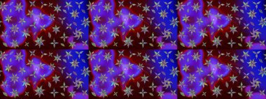 Renkli menekşe çizim deseni. Mor renkli çiçekler. Elle çizilmiş sonbahar çiçeği deseni. Tekstil ve kapak tasarımı için mükemmel. Doodle tarzı.