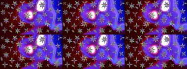 Raster illüstrasyonu. Güzel kumaş deseni. Hoş bir çiçek geçmişi var. Küçük çiçekte çizim deseni.