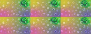 Motley illüstrasyonu. Küçük renkli çiçekler. Küçük çiçekte güzel bir desen. Moda baskıları için zarif bir şablon. Tarafsız çiçekli bahar çiçekleri.