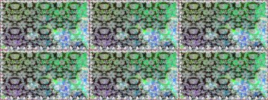 Gri el çizimi desen. Sanat, çiçek tarzına ilham verir ve arka plan bırakır. Raster deseni. Karalama çiçekleri kusursuz desen.