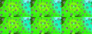 Bahar çiçekleriyle güzel bir çiçek deseni çizmişsin. Raster illüstrasyonu. Güzel kumaş deseni.