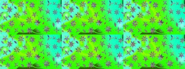 Raster Moda kumaş deseni. Şirin çiçekler. Çizgi çizimi deseni.